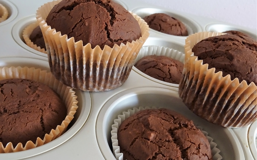 Muffin vegano al cioccolato