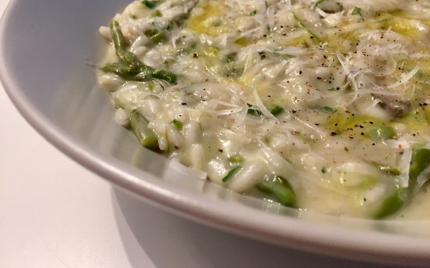 Risotto asparagi e gorgonzola