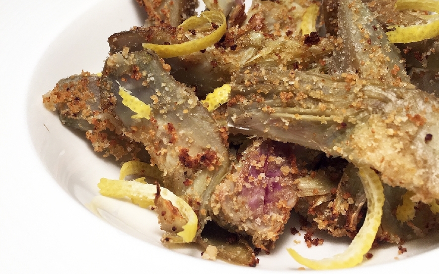 Carciofi gratinati al limone