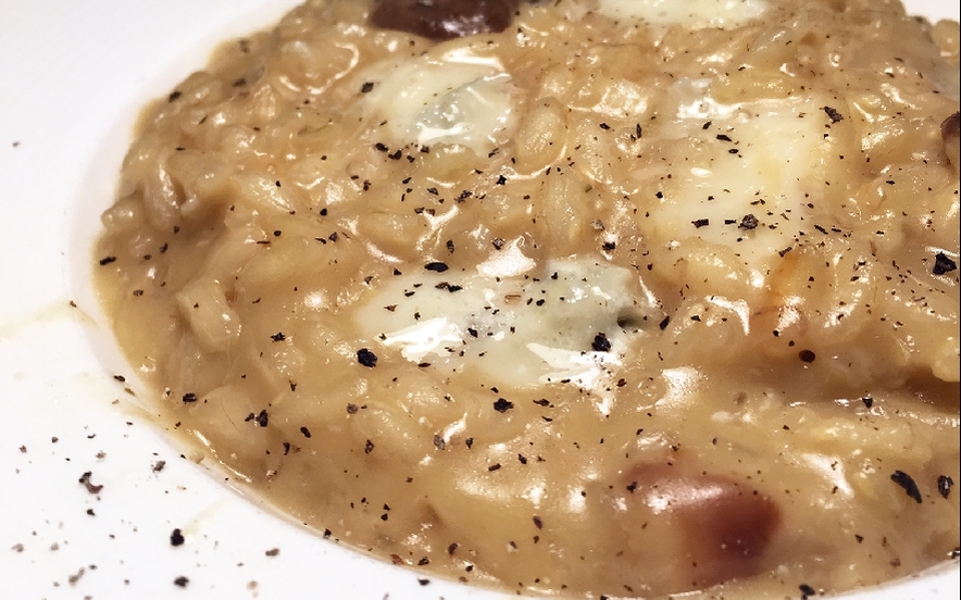 Risotto porcini e gorgonzola