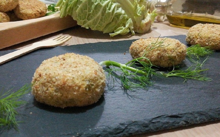 Crocchette di verza e fagioli cannellini