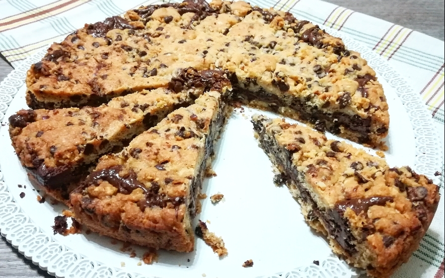 Torta cookies con nutella