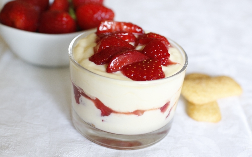 Tiramisù light alle fragole