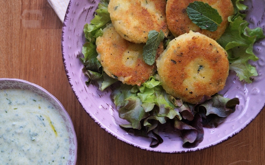 Polpettine di patate al fresco di menta