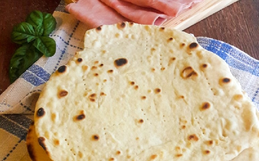 Piadina senza strutto