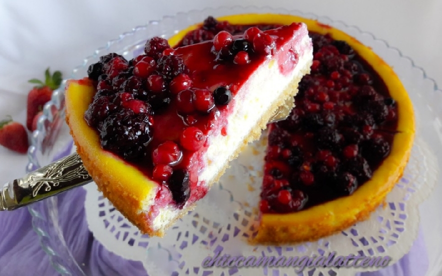 New york Cheesecake ai frutti di bosco