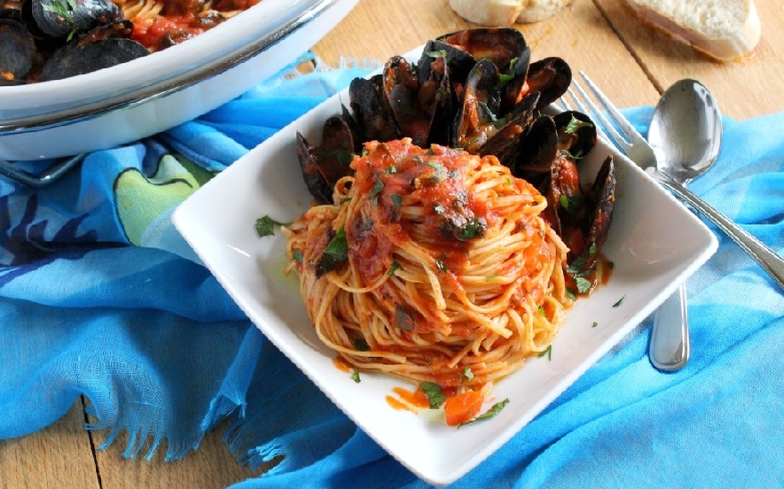 Linguine con le cozze