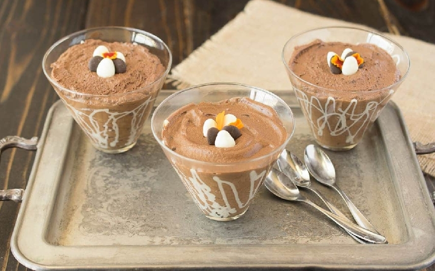 Mousse al cioccolato e caffè