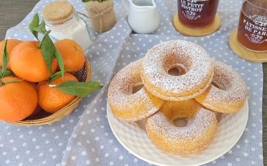 Ciambelle al mandarino e yogurt