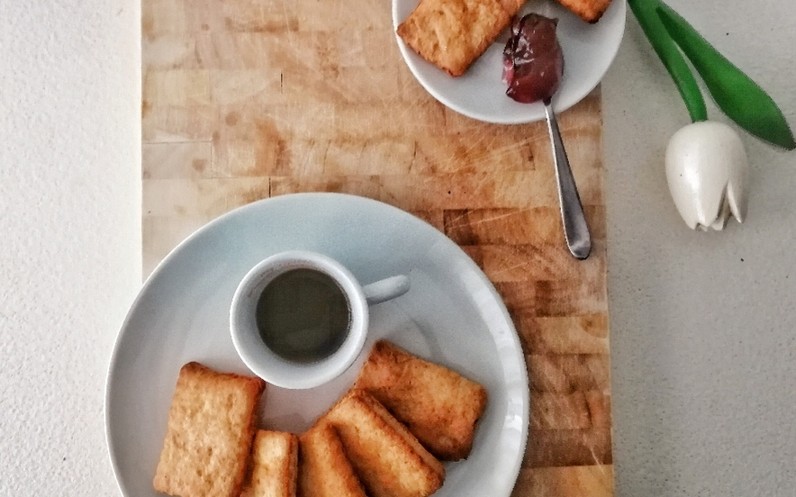 Biscotti vegani banana e limone