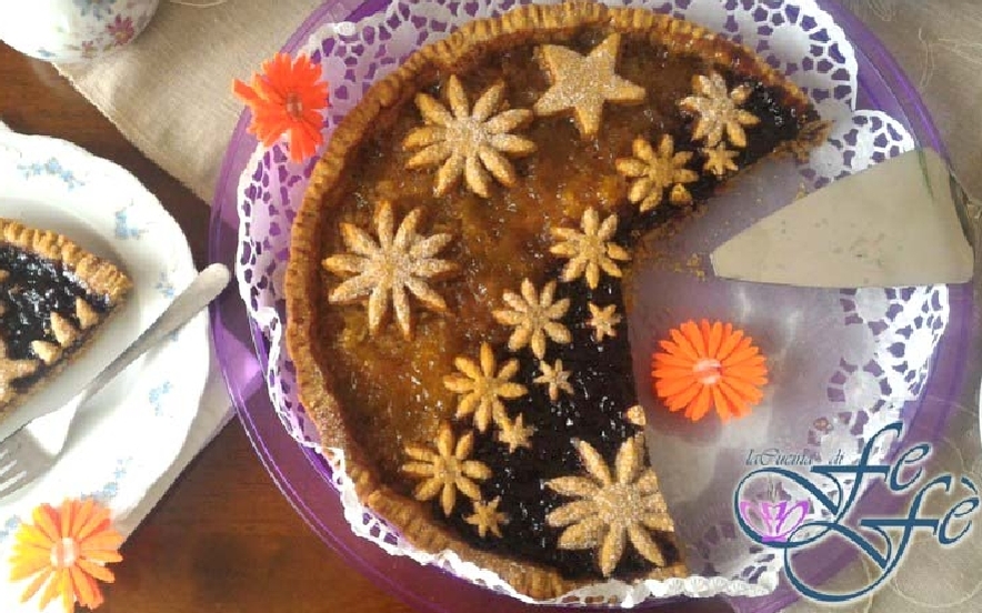 Crostata al farro integrale senza burro