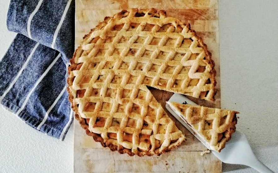 Crostata di ricotta e cioccolato