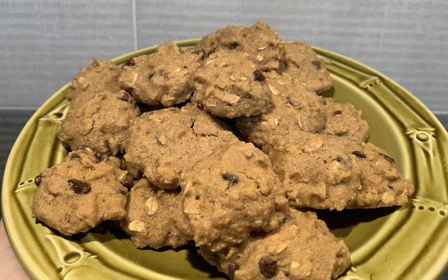 Cookies senza glutine con gocce di cioccolato