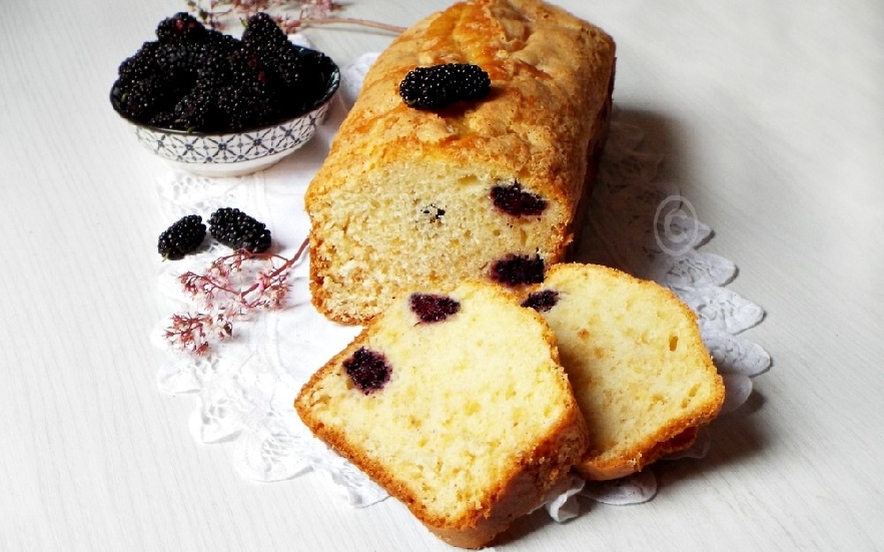 Plumcake al latte e more gelsi