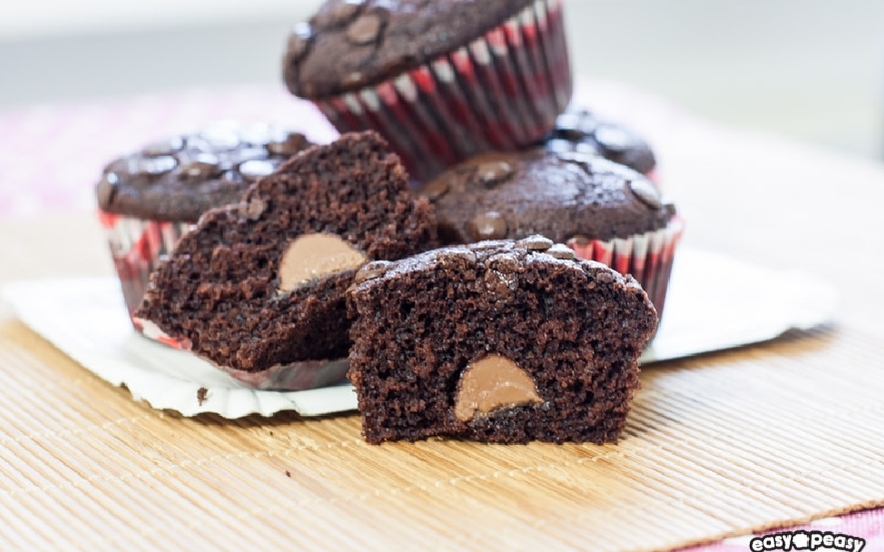 Muffin al cacao...senza