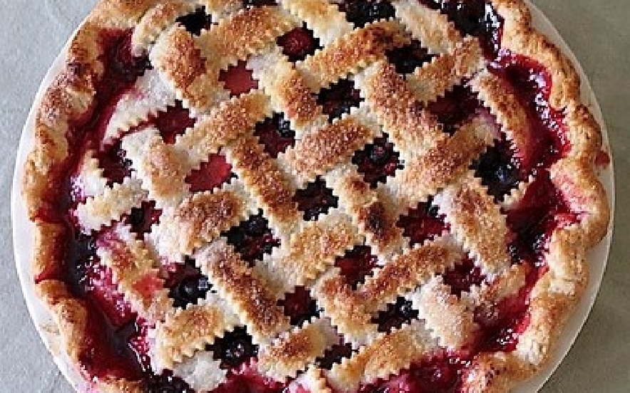 Crostata con marmellata di fragole