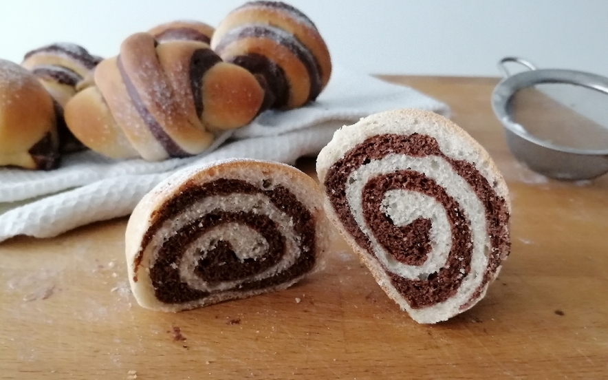 Cornetti brioche vegani due gusti