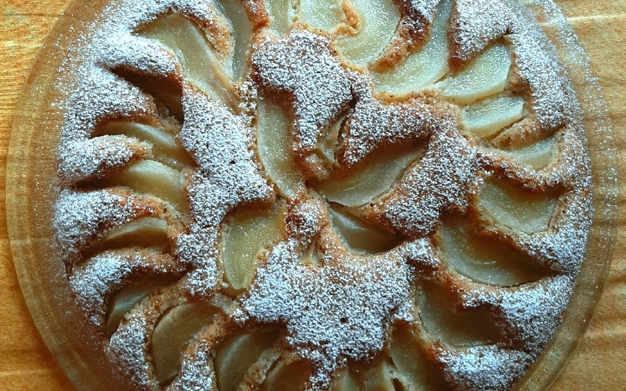 Torta grano saraceno e pere