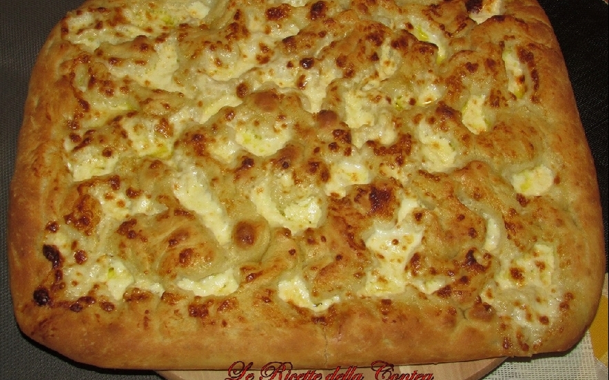 Focaccia con lo stracchino