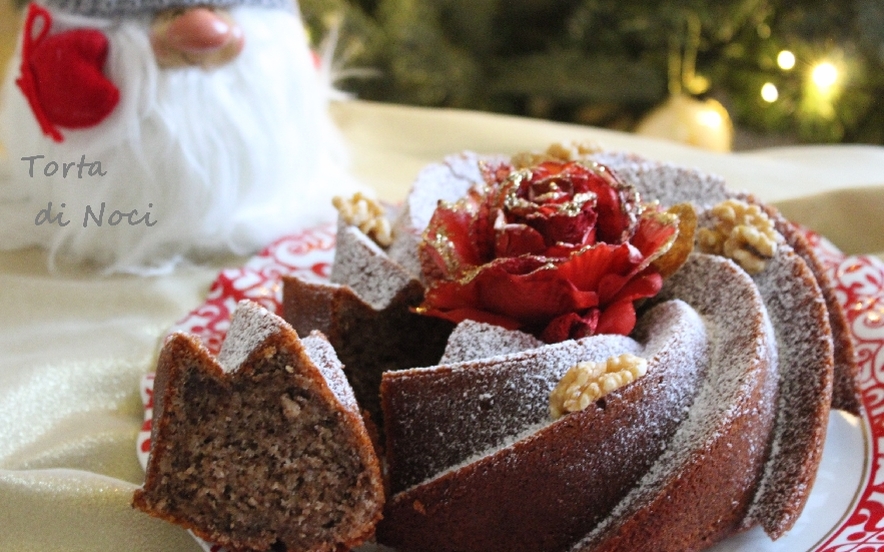 Torta sofficissima alle noci senza burro