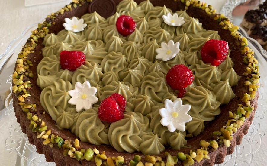 Crostata morbida al pistacchio