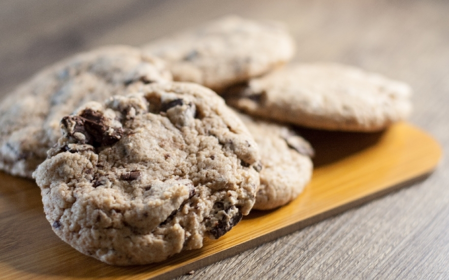 Biscottoni con scaglie di cioccolato