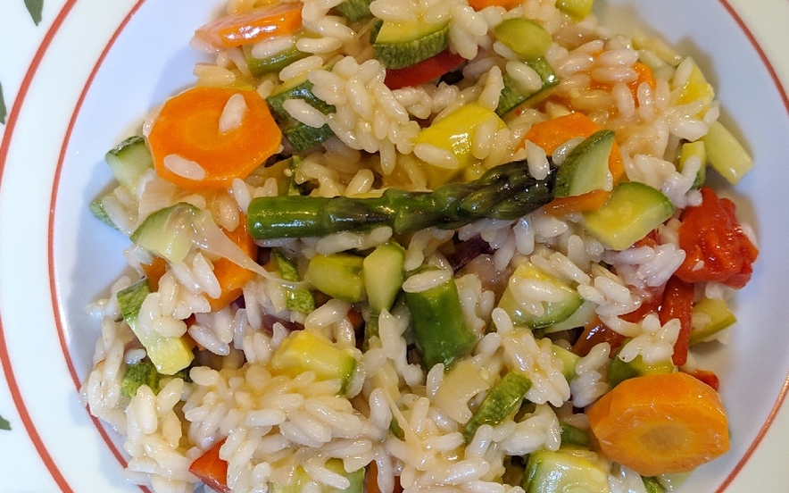 Risotto Primavera con verdure fresche