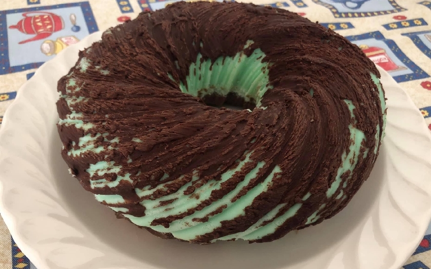 Bavarese moderna menta e cioccolato - Torta Tifone