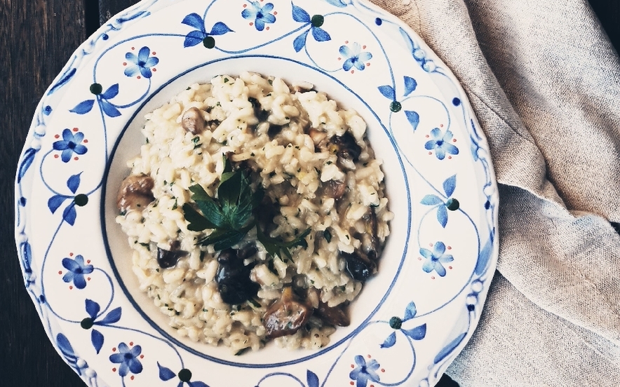 Risotto ai funghi porcini freschi