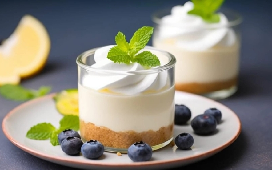 Mini cheesecake al limone