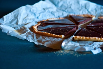 Torta fine al cioccolato e zenzero