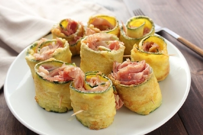 Involtini di zucchine fritte