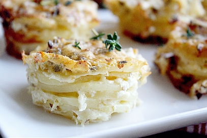 Tortino di patate al parmigiano