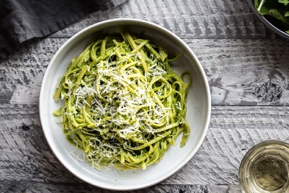 Linguine al pesto di rucola