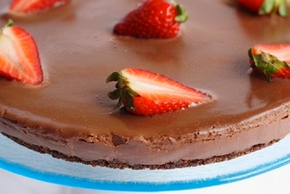Cheesecake al cioccolato senza cottura