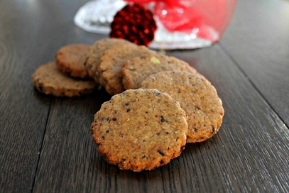 Biscotti al cioccolato e pistacchi