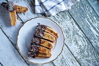 Cantucci di zucca al cioccolato