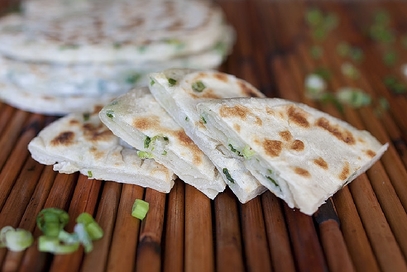 Piadine allo scalogno