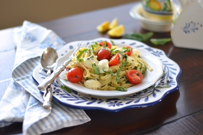 Fettucine alla caprese