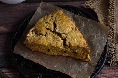 Torta di zucca con crema chantilly