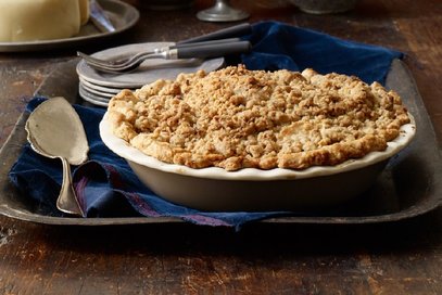 Crostata di mele con crumble