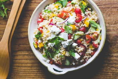 Insalata estiva di cuscus di verdure