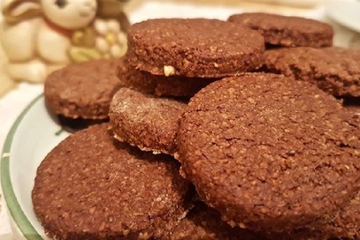 Biscotti alla farina e crusca d'avena