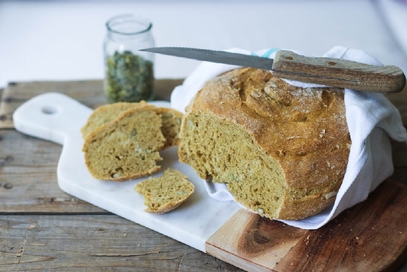 Pane rustico zucca e curry