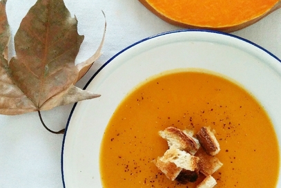 Crema morbida di zucca e patate