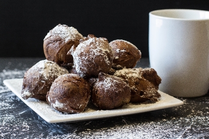 Zeppole al caffè e cardamomo