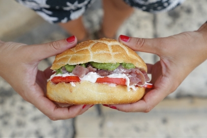 Panino tartare di tonno