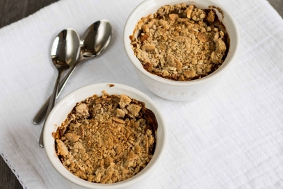 Crumble di mele vegano