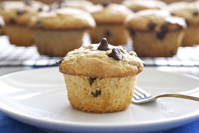 Muffin allo yogurt con gocce di cioccolato