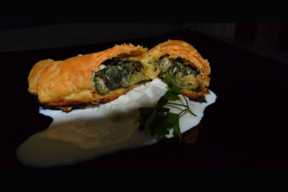 Cannoli di verdure con burrata